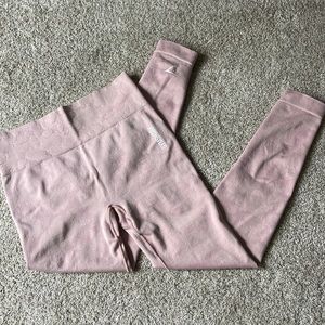 Blush Pink GymShark Leggings size Medium